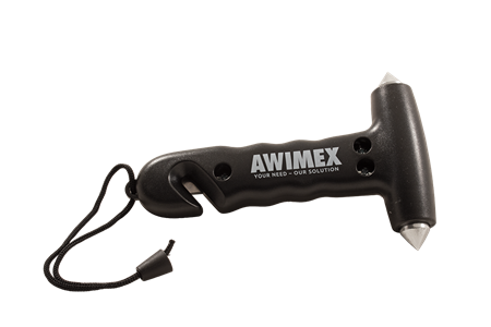 Awimex Nödhammare med bälteskniv